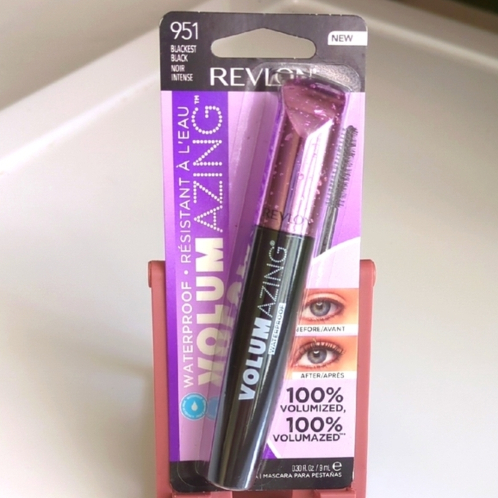 Revlon Volumazing Waterproof Mascara Black with Pink Cap